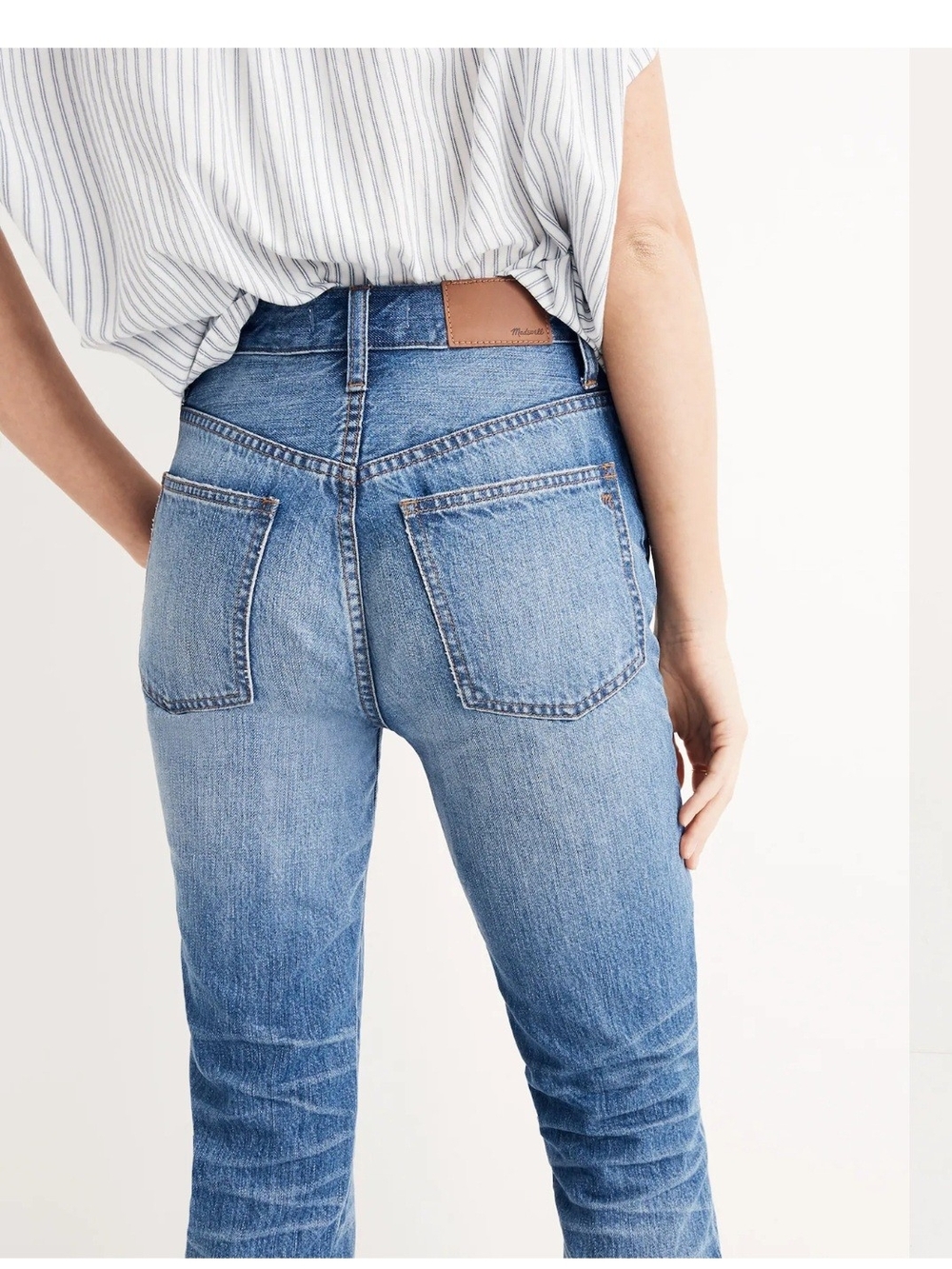 Madewell rigid skinny Distressed cotton jeans size 26 Napa wash - Picture 2 of 11